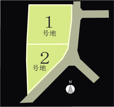 香川県高松市新田町 ４期２区画区画図