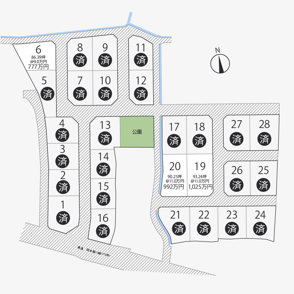 高松市岡本町28区画