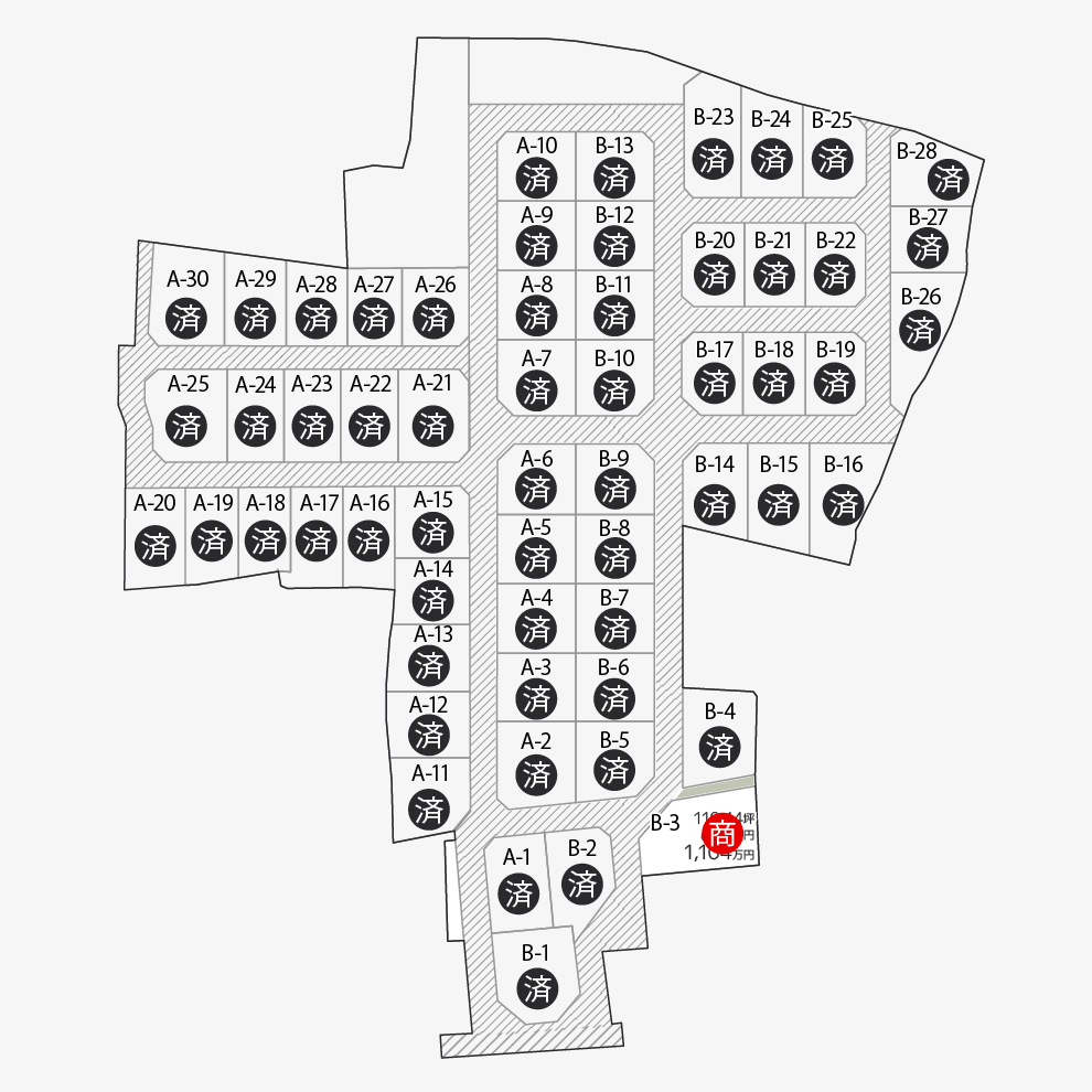多肥上町58区画（仏生山小学校区）