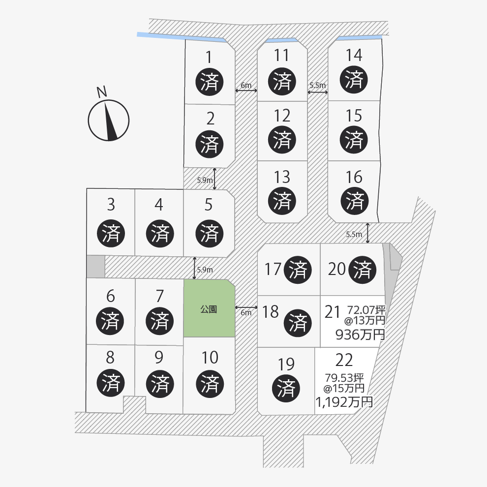 高松市香西南町22区画