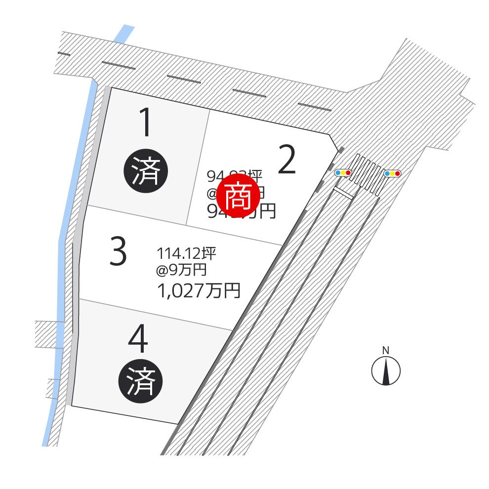 鬼無町４区画