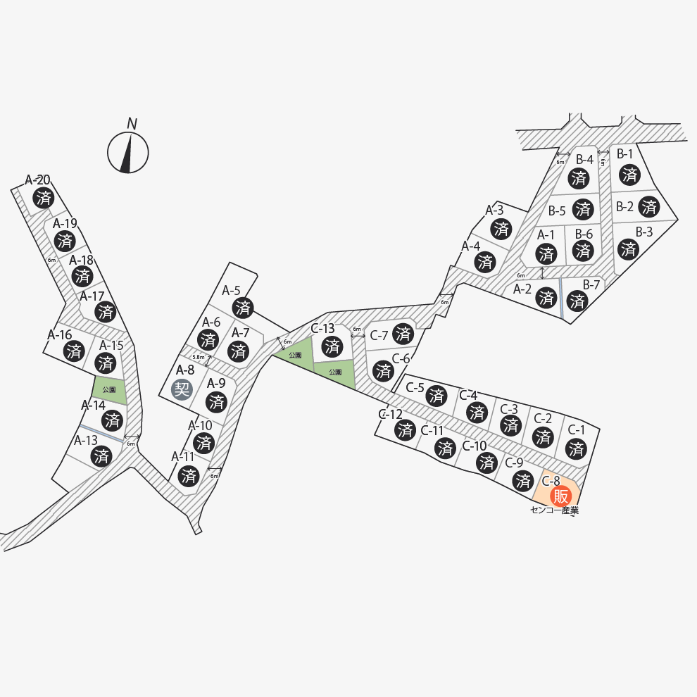 多肥上町・上林町・三谷町40区画