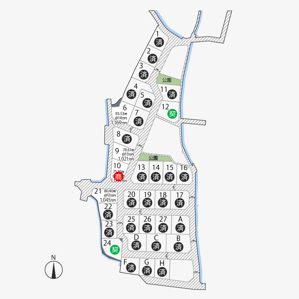 新田町34区画