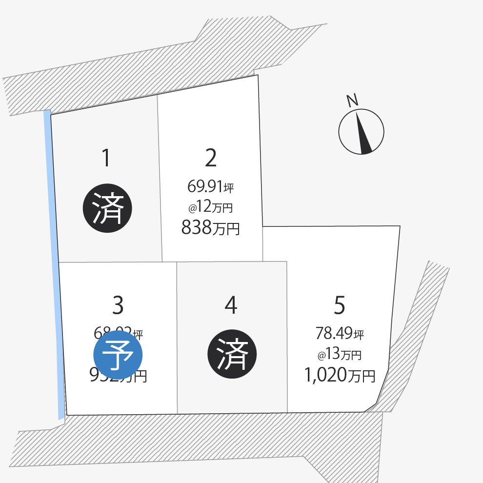 鶴市町5区画