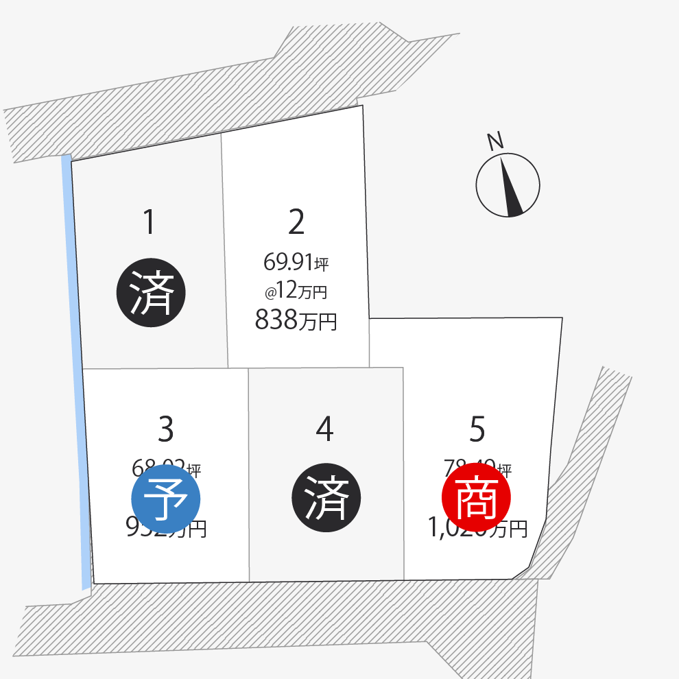 鶴市町5区画