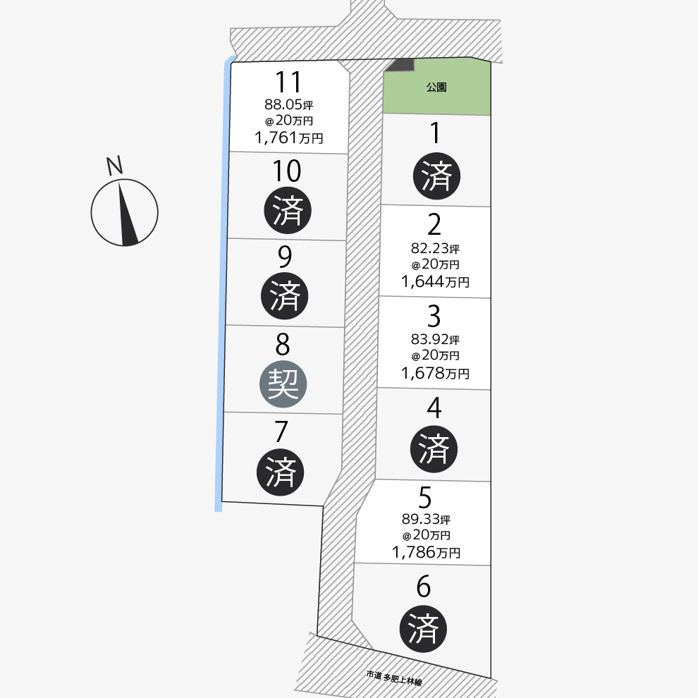 多肥上町11区画